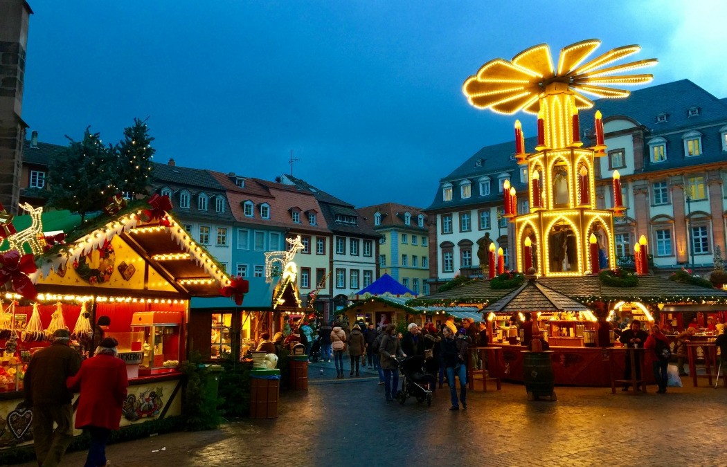 Christmastime in Heidelberg, Germany