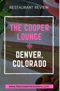 The Cooper Lounge in Denver Union Station is one of my favorite cocktail bars in the world. It takes me back in time with a spectacular atmosphere, great craft cocktails and other local delicacies. A must for any Denver trip. Where to go in Denver, where to eat in Denver, Best things to do in Denver Colorado.