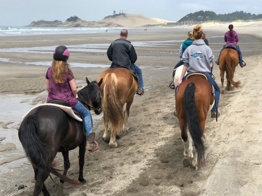 Where to go Horseback Riding on the Beach in Oregon, Best things to do on the Oregon Coast, Horseback Riding on the Beach