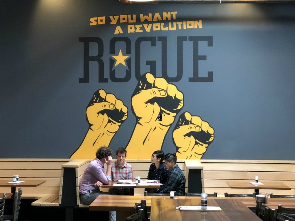 Rogue Pearl Public House, Portland Where to eat and drink in Portland, Best beer in Portland, Oregon, Portland Brewpubs, What to do in Portland, Best things to do in Porltand- The Modern Traveler