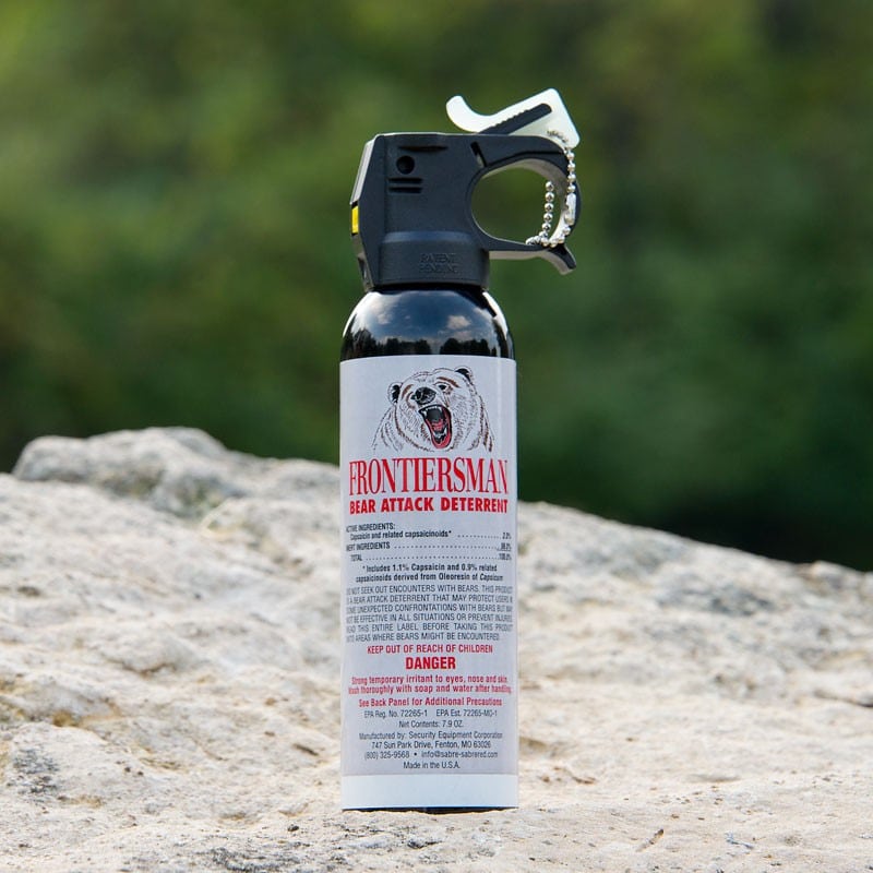 SABRE Frontiersman Bear Spray, Bear Bells - The Modern Travelers Can You Take Bear Spray Into Canada
