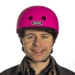 Love Your Brain with Nutcase Fuchsia Helmet