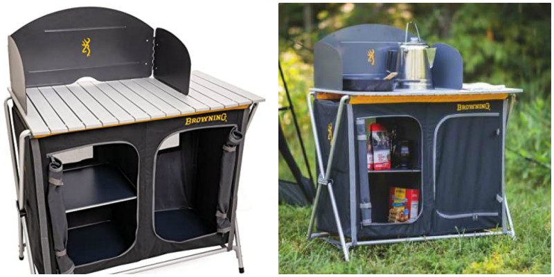 Browning Basecamp Kitchen review, Best camp kitchen for summer, camping supplies & outdoorsy gear, best new gear for summer, summertime camping gear